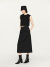 INTO THE EAST 25 Autumn/Winter Dark Jacquard Tassel Lace-Up Jacket/Vest/Shorts ITE-E1DGAW026BL20VE-HEI Vest (E1DGAW027BL20JK)